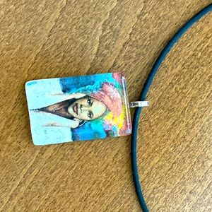 ⭐️Glass Tile Pendant Necklace - Natural Beauty